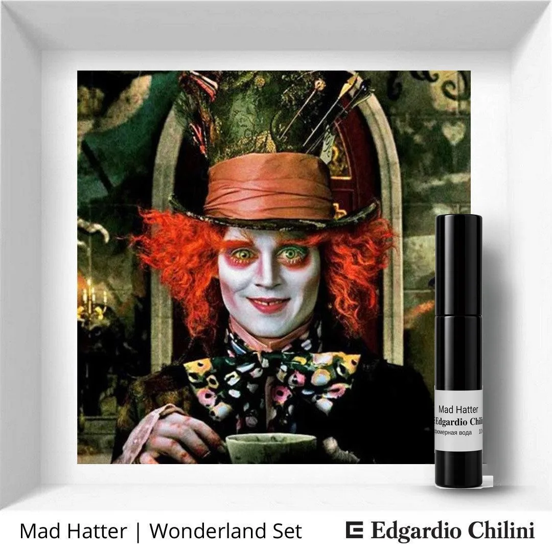 Edgardio Chilini Wonderland Set 3×10 мл — Безумный Шляпник — Парфюмерная вода