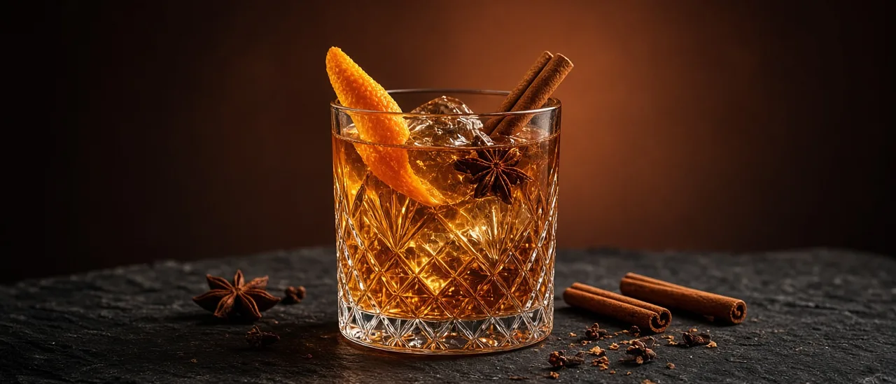 Cinnamon Cocktail — широкоформатный баннер аромата, Edgardio Chilini