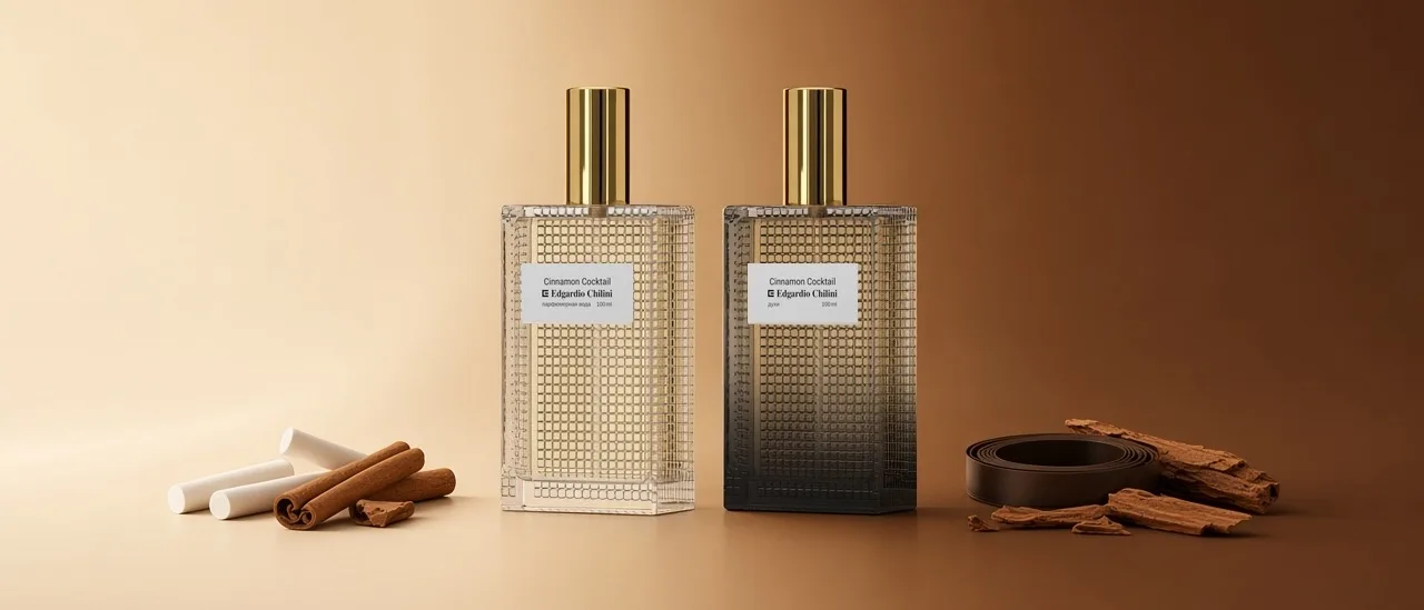 Cinnamon Cocktail — широкоформатный баннер аромата, Edgardio Chilini