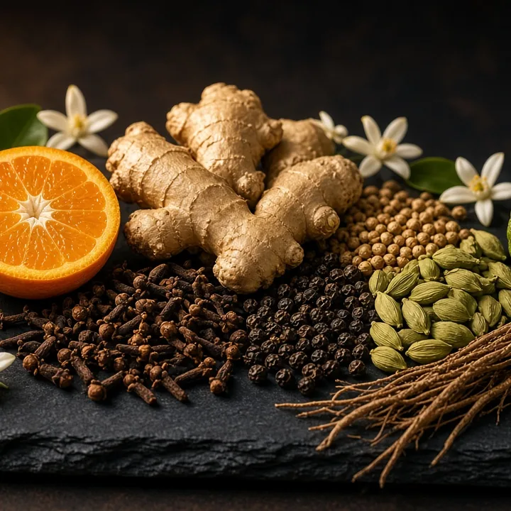 Ginger Spice — художественный постер и атмосфера аромата, Edgardio Chilini