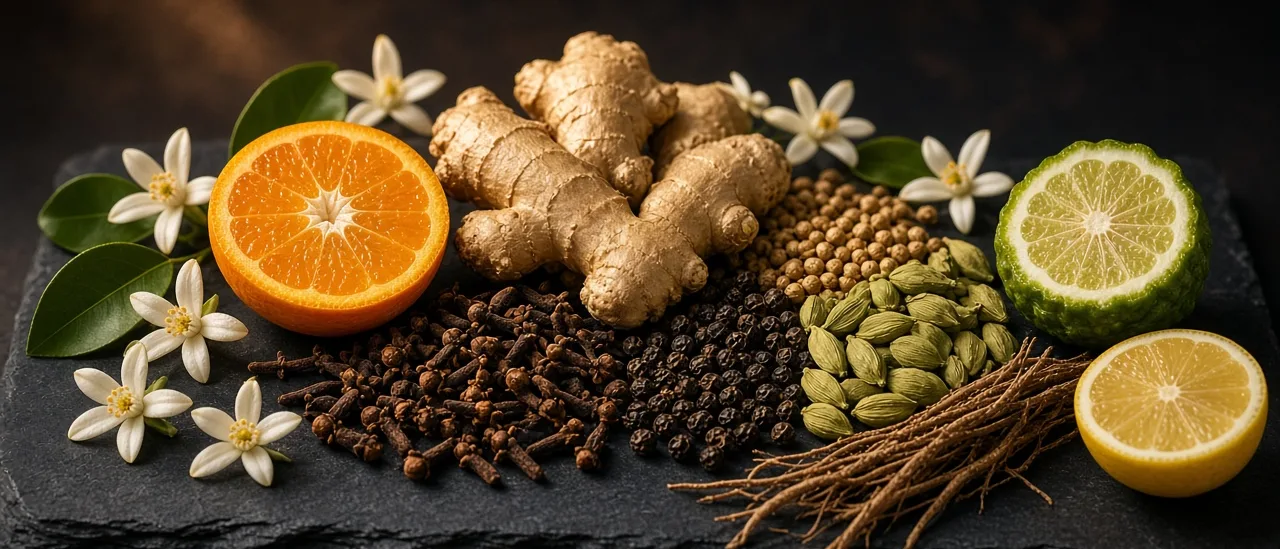 Ginger Spice — широкоформатный баннер аромата, Edgardio Chilini