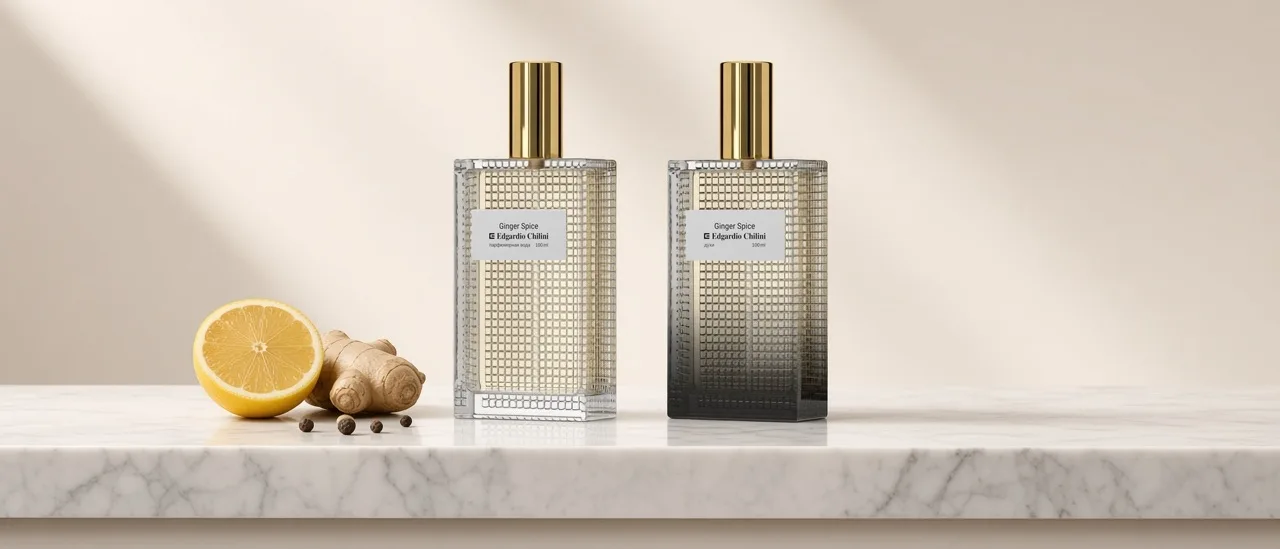 Ginger Spice — широкоформатный баннер аромата, Edgardio Chilini