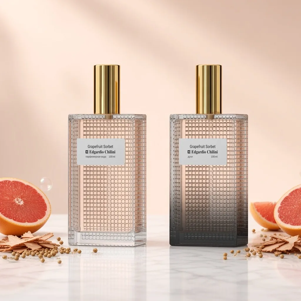 Grapefruit Sorbet — художественный постер и атмосфера аромата, Edgardio Chilini
