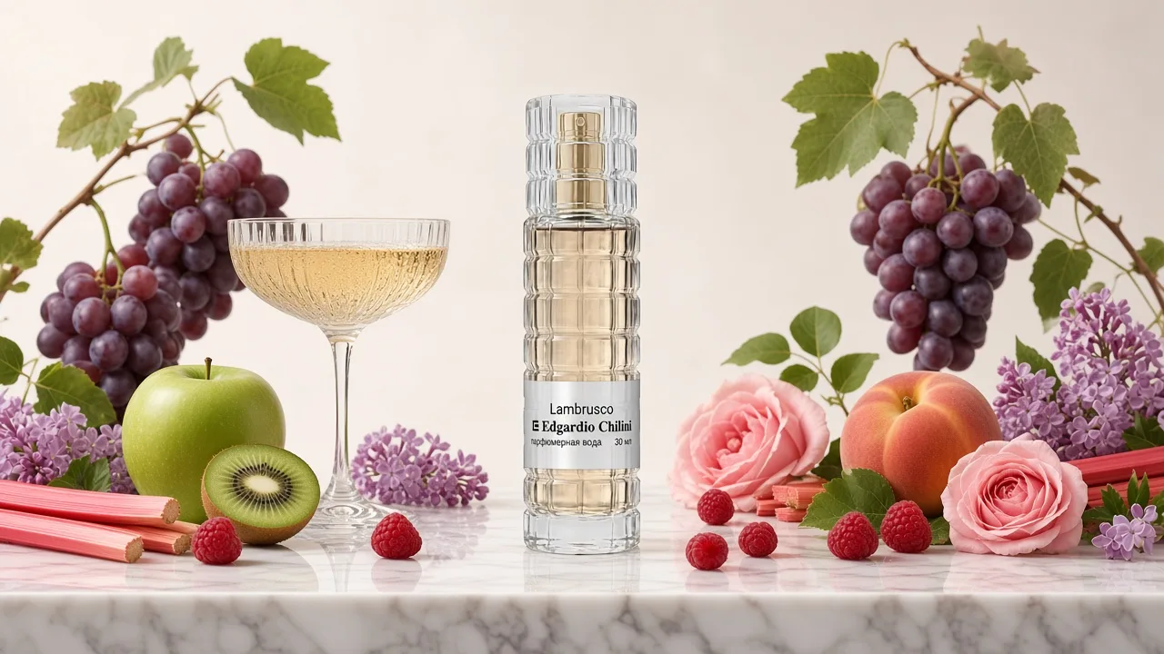 Lambrusco — широкоформатный баннер аромата, Edgardio Chilini