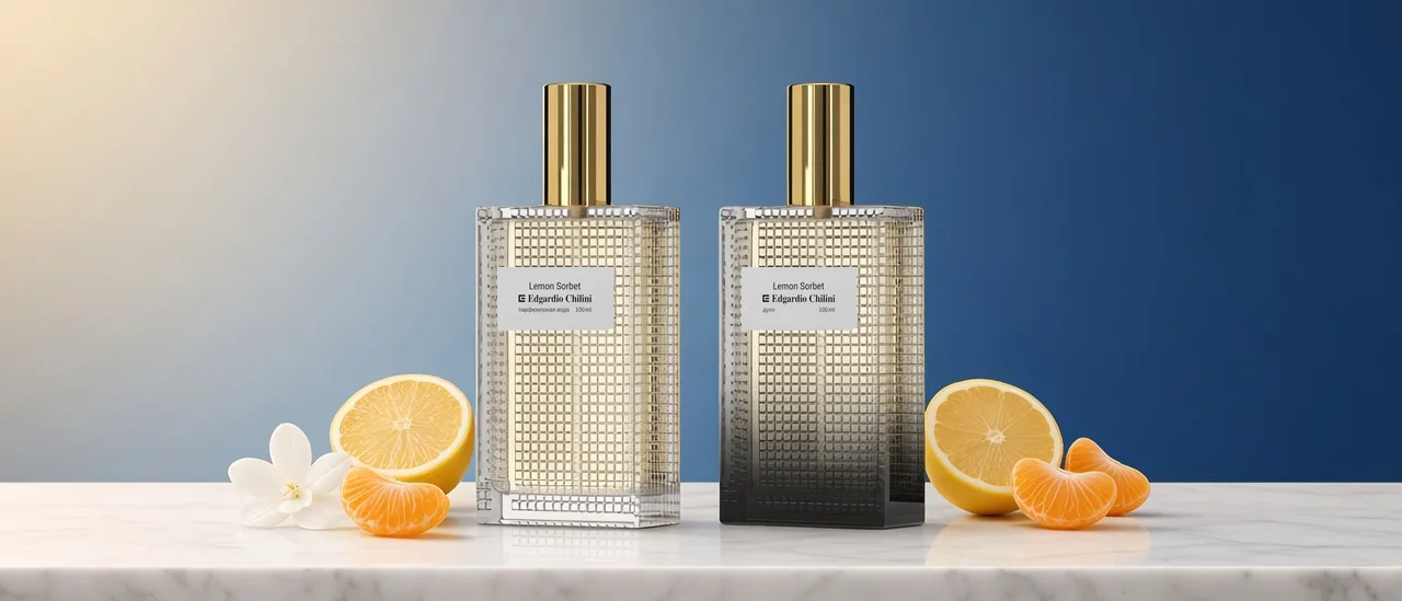 Lemon Sorbet — широкоформатный баннер аромата, Edgardio Chilini