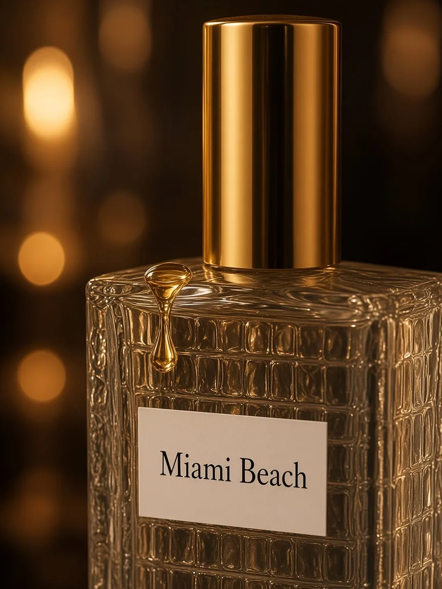 Miami Beach — художественная иллюстрация и образ духов, Edgardio Chilini