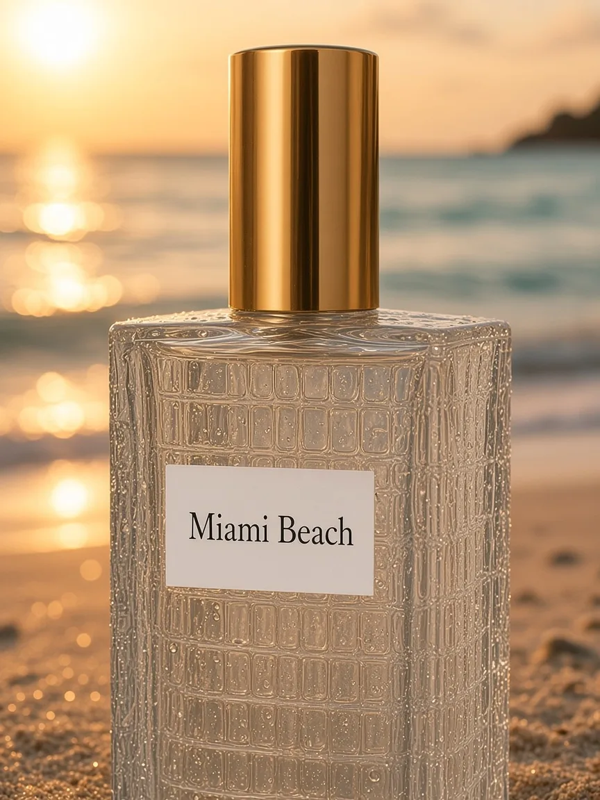 Miami Beach — художественная иллюстрация и образ парфюмерной воды, Edgardio Chilini