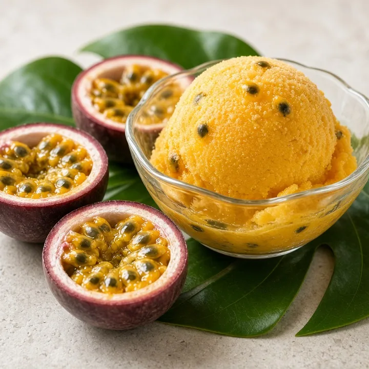 Passion Fruit Sorbet — художественный постер и атмосфера аромата, Edgardio Chilini