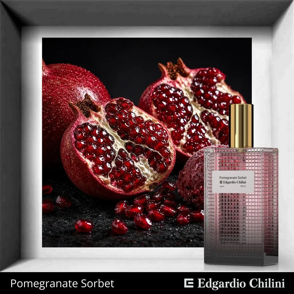 Pomegranate Sorbet, постер, духи, 100 мл, Edgardio Chilini