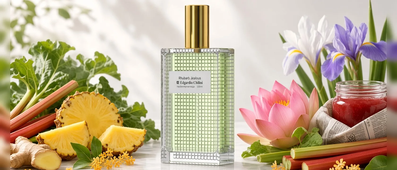 Rhubarb Jealous — широкоформатный баннер аромата, Edgardio Chilini
