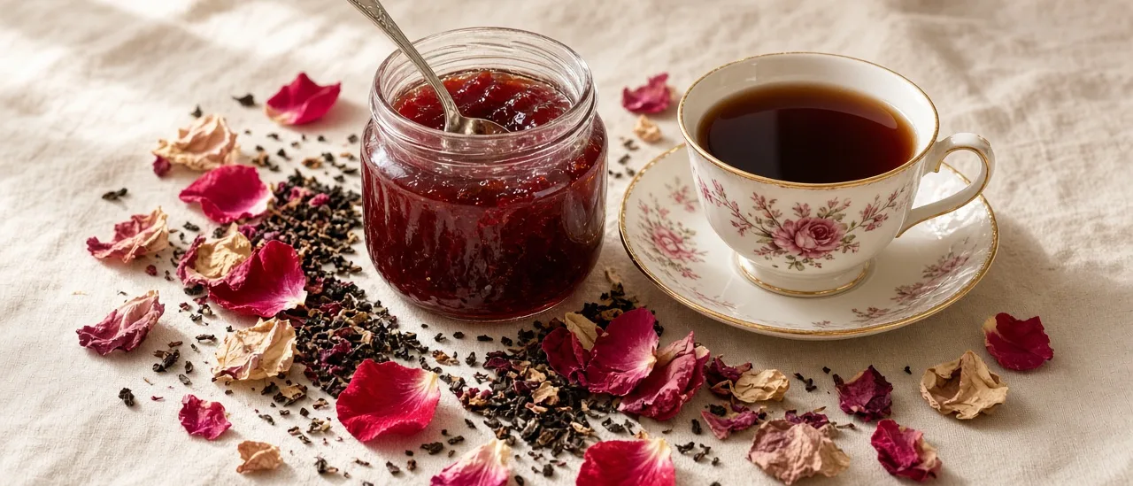 Rose Tea Jam — широкоформатный баннер аромата, Edgardio Chilini