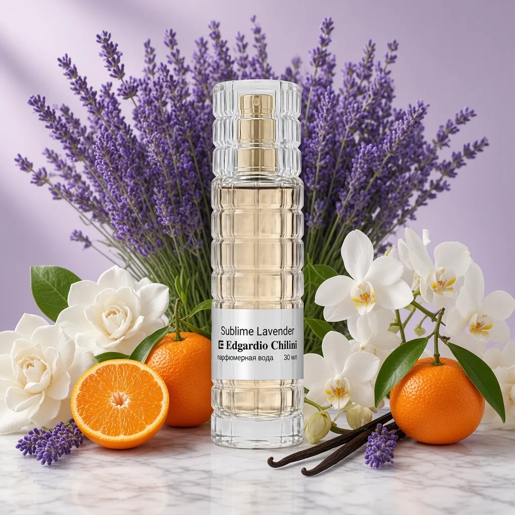 Sublime Lavender — художественный постер и атмосфера аромата, Edgardio Chilini