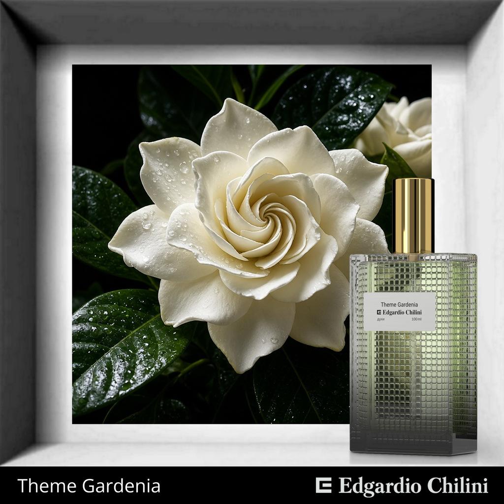 Theme Gardenia, постер, духи, 100 мл, Edgardio Chilini Theme Gardenia, постер, духи, 100 мл, Edgardio Chilini