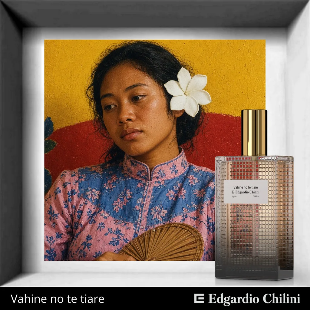 Vahine no te tiare, постер, духи, 100 мл, Edgardio Chilini